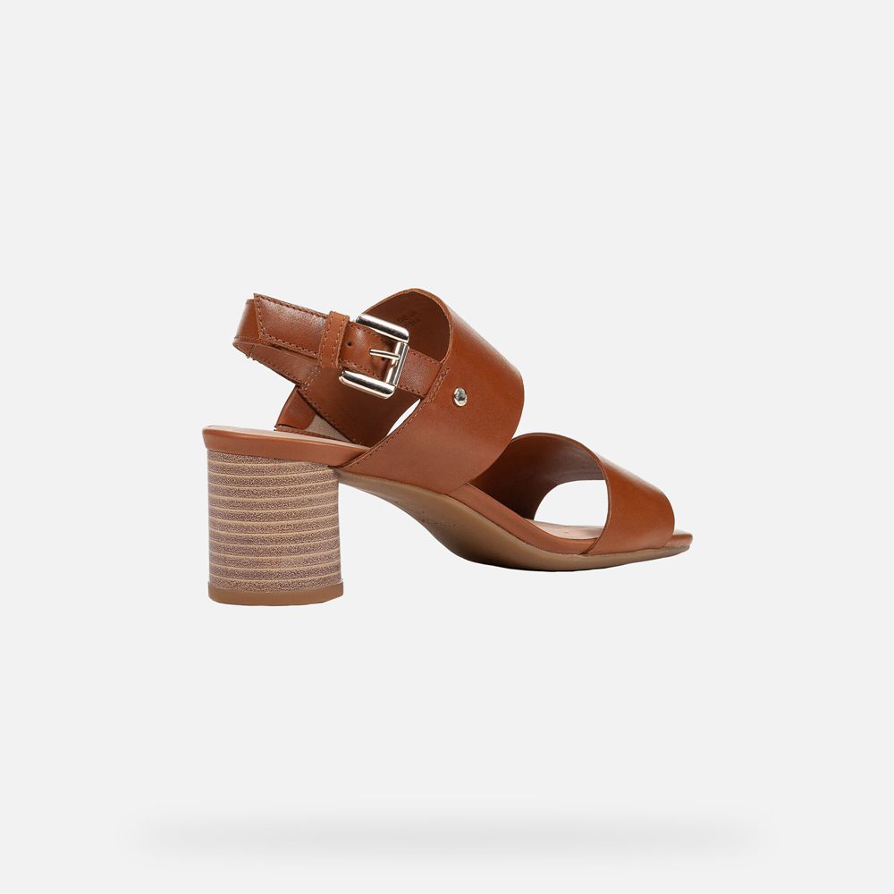 Sandalias Geox Senhora Marrom - Ortensia - EMNPH5482